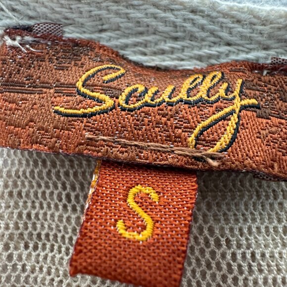 Scully Silk Womens Tunic Top Boho Flowy Sleeves Western Chic Beige Size Small - Picture 8 of 13